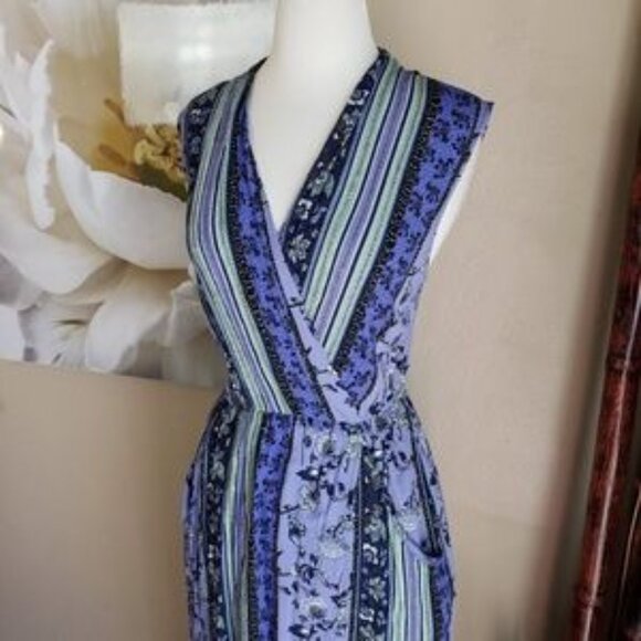 ASTR The Label ~ Wrap Front Maxi Dress ~ Size L - Picture 4 of 6
